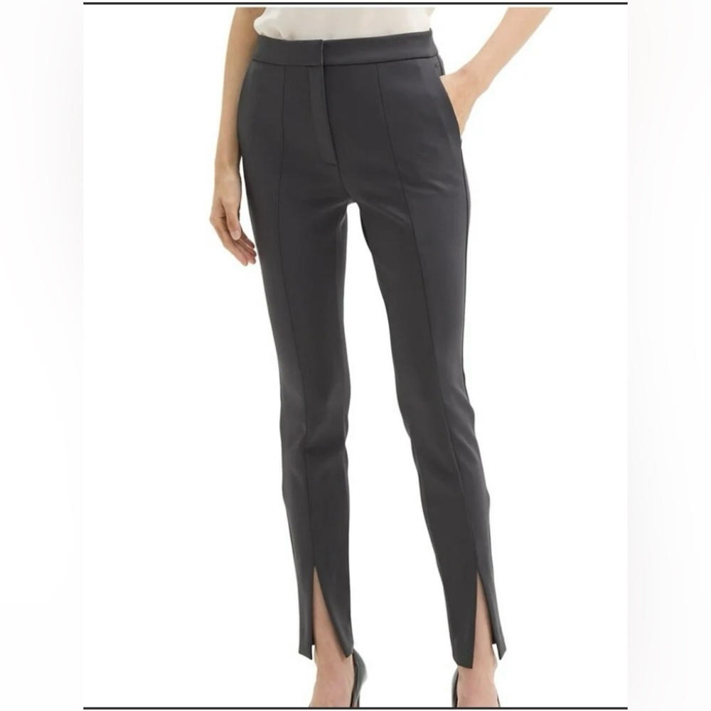 Theory High-Waisted Slim Slit Pant